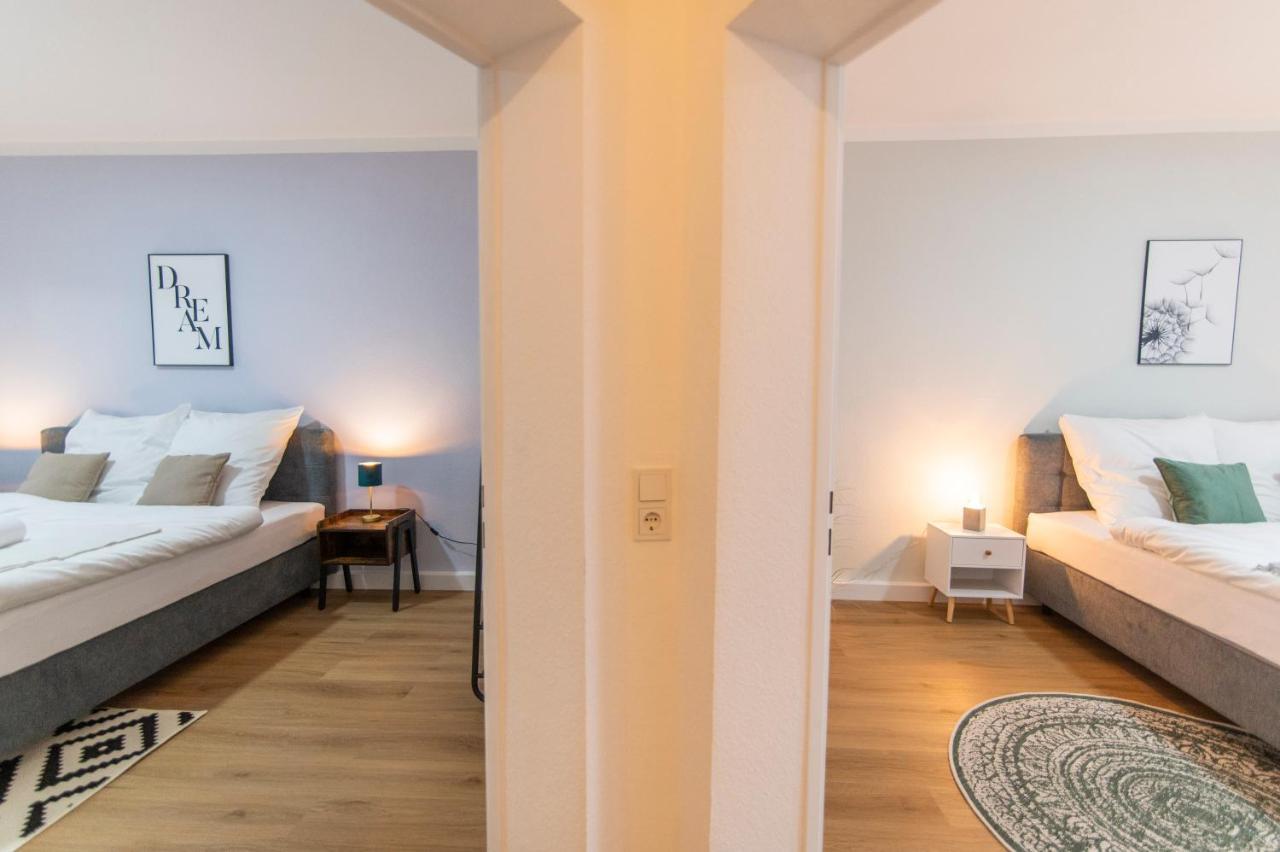 Peter Apartments - Wohnung 90Qm, 3 Schlafzimmer, Kueche, Wohnzimmer, Balkon, Netflix Fulda Luaran gambar